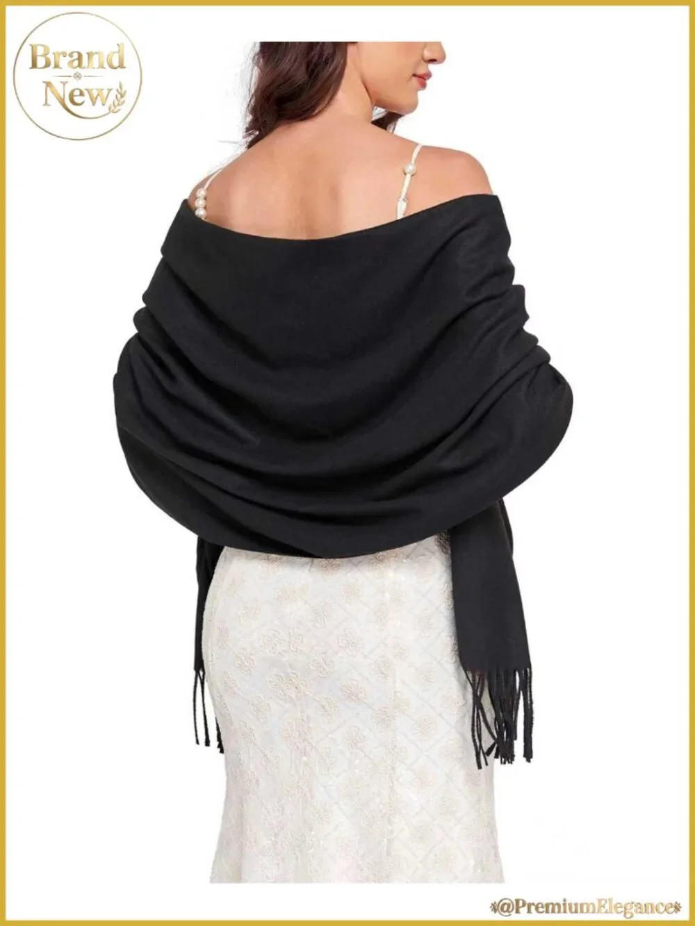 Pashmina Shawl Wrap Women Evening Dress Wedding Scarf